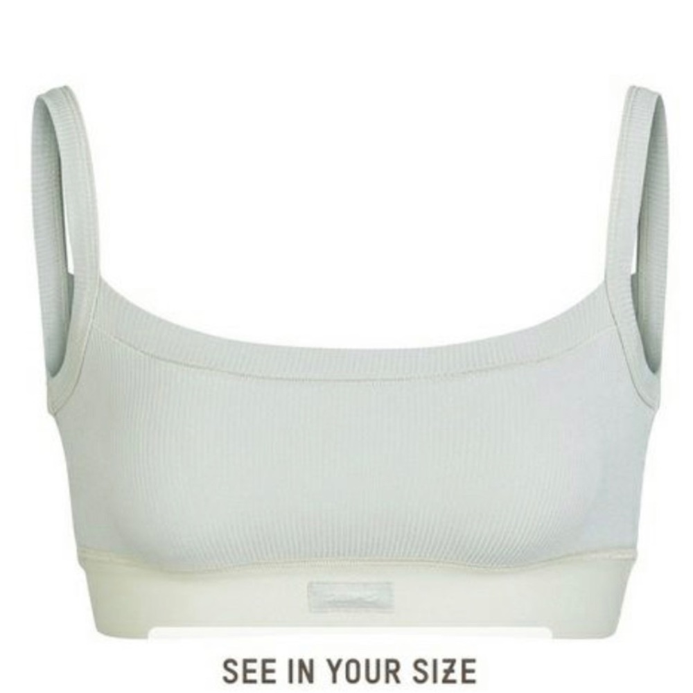 Skims soft lounge bralette color Talc
